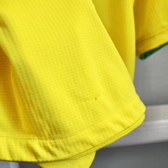 Adidas Men's Yellow Green AeroReady MIADIDAS Soccer Jersey Size Small - Picture 4 of 5